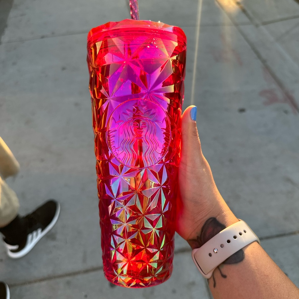 Starbucks Pink Iridescent Tumbler